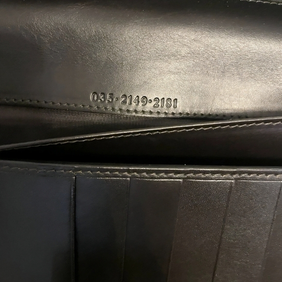 Gucci Vintage Sherry Web Bi-Fold Long Wallet - Excellent Condition - Picture 4 of 8